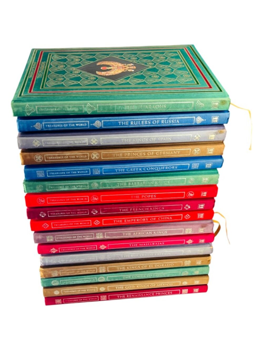 Treasures Of The World (Stonehenge Press) Complete Set - ALL 16 - EX Condition - Picture 8 of 9